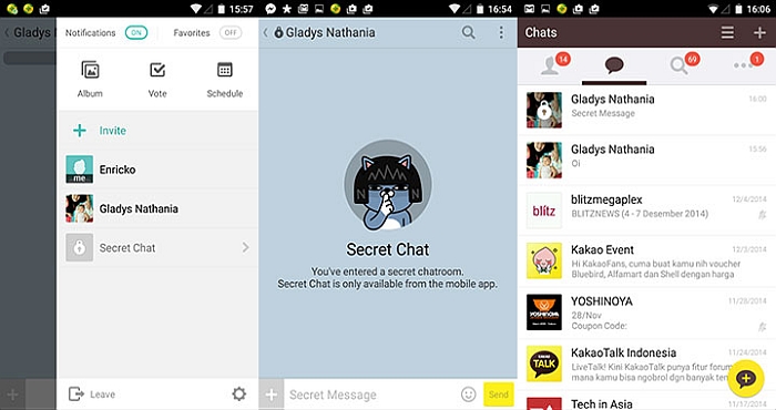 KakaoTalk introduced the “Secret Chat Mode” and Opt-In Encryption