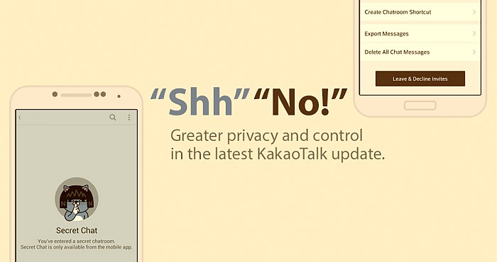 Kakao Talk Starts Offering Opt-In Encryption after Recent Privacy Storm